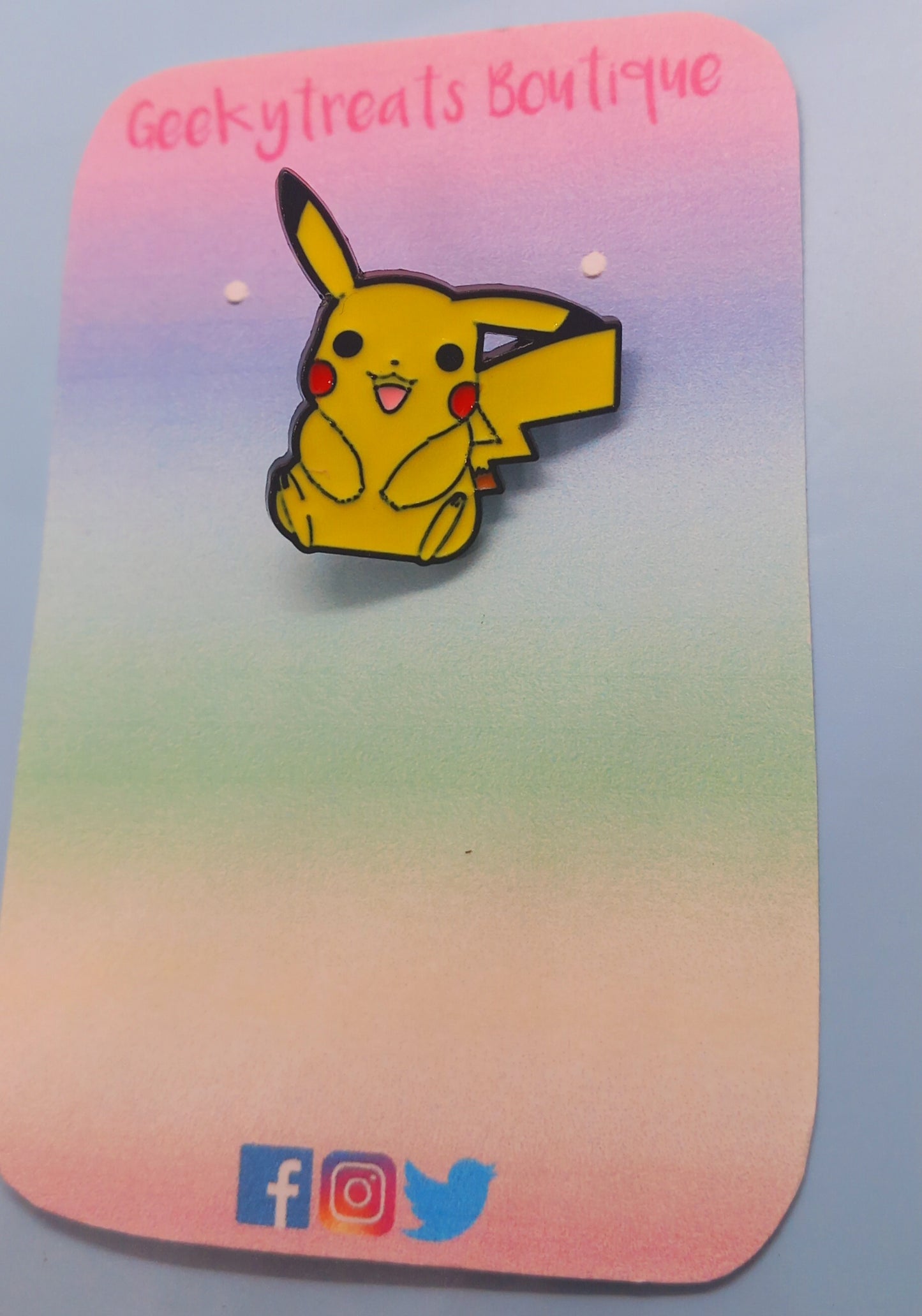 Pikachu pin badge