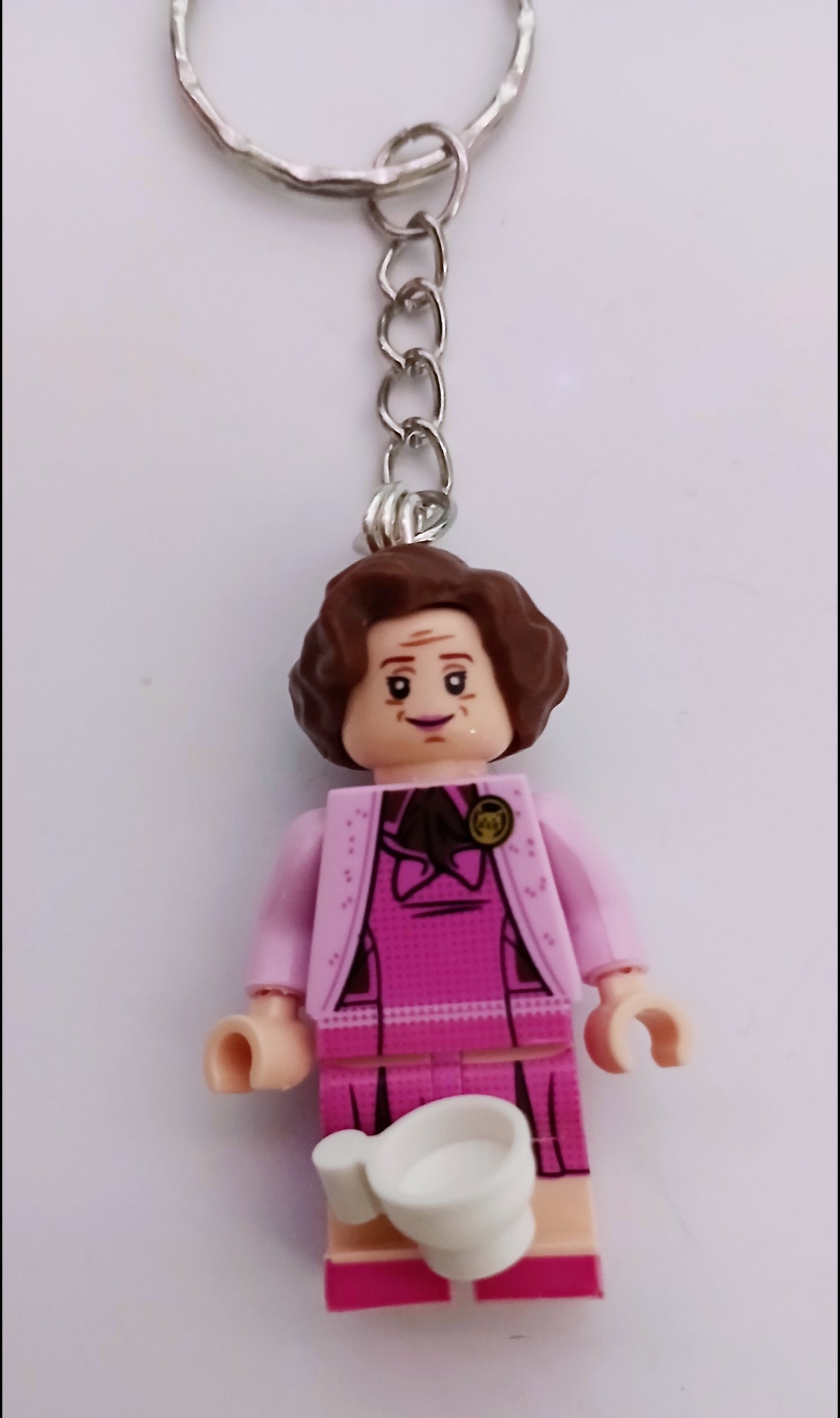 Dolores Umbridge minifigure keyring