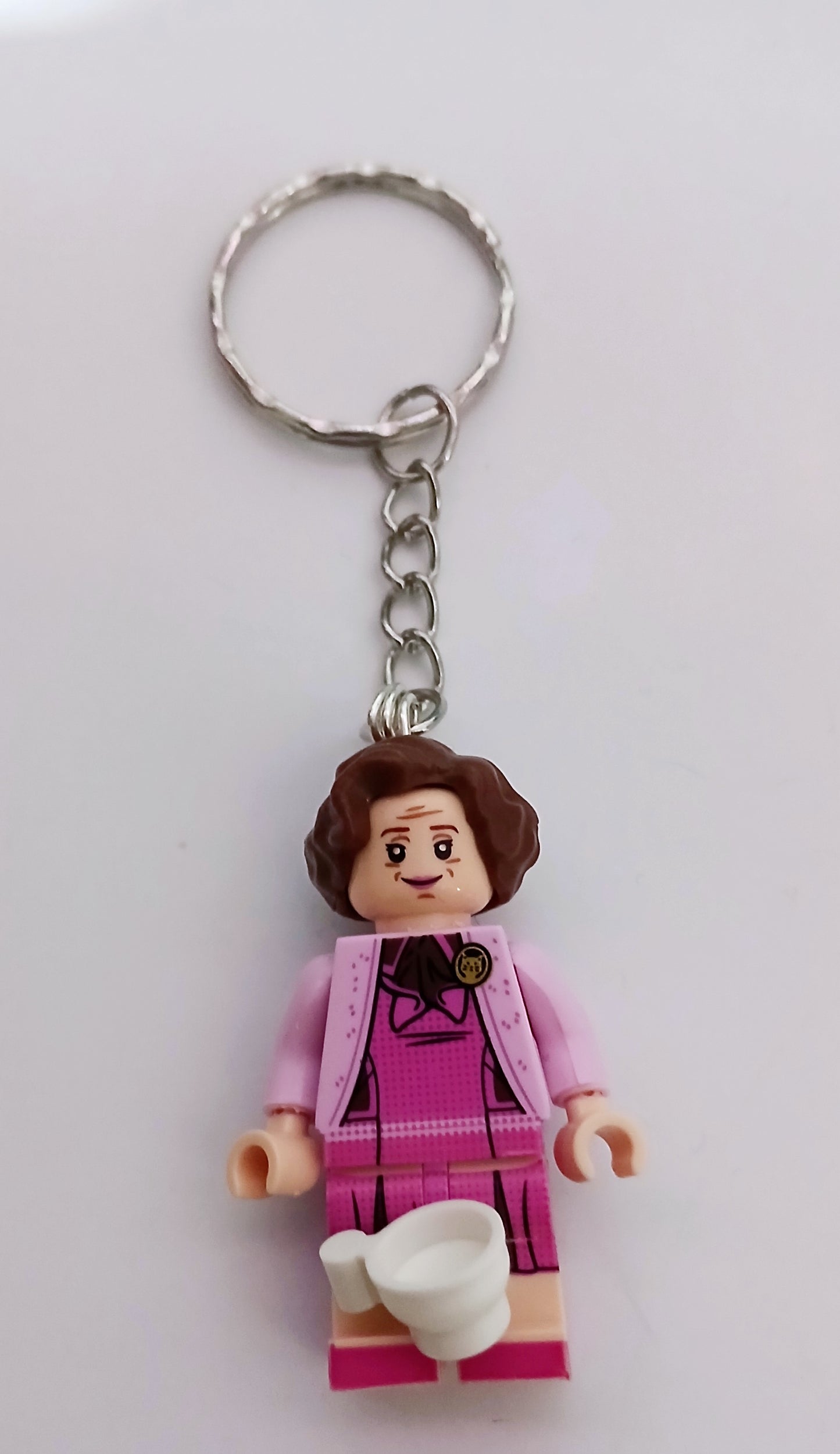 Dolores Umbridge minifigure keyring