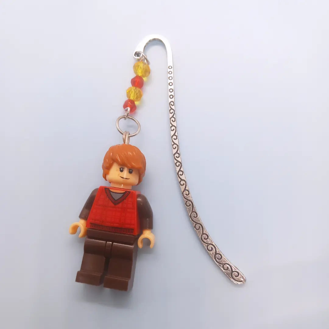 Ron Weasley minifigure bookmark